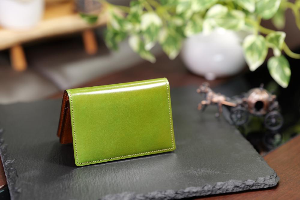 コードバン カードケース（名刺入れ） アップルグリーン